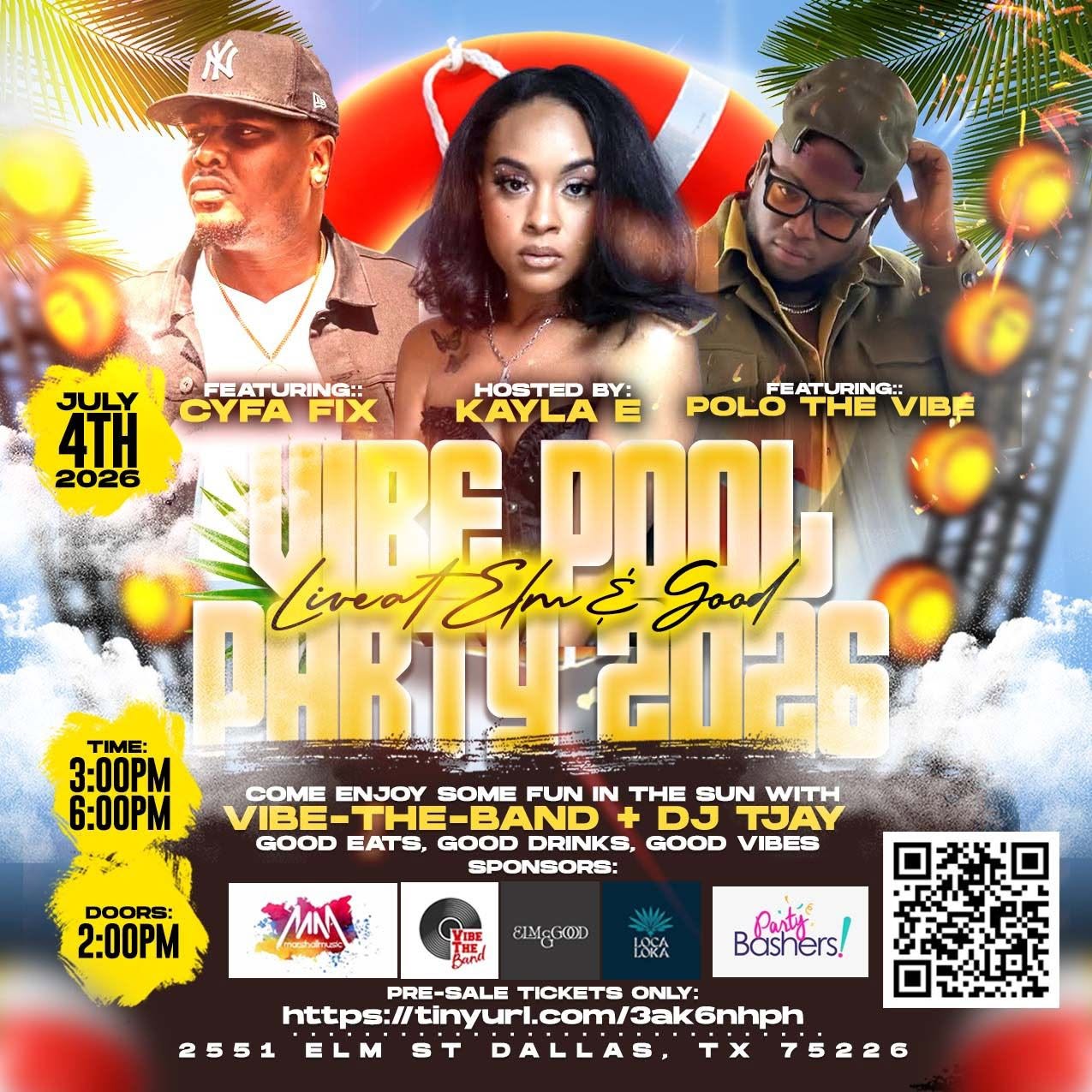 Vibe Pool Party Poster